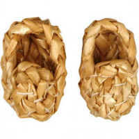 Schoenen van stro, l: 4 cm, 1paar [HOB-562061]