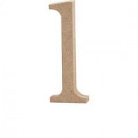 Letter, l, h: 12,7 cm, dikte 2 cm, MDF, 1stuk [HOB-56251]