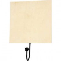 Haak, afm 12x12 cm, dikte 5 mm, 10stuks [HOB-56728]