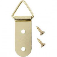 Ophangbeslag, afm 15x40 mm, goud, 10stuks [HOB-58009]