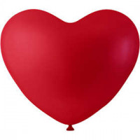 Ballonnen, rood, hart, 8stuks [HOB-59176]