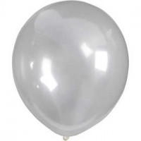 Ballonnen, transparant, d: 23 cm, rond, 10stuks [HOB-59182]