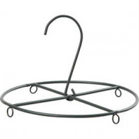 Metalen ring met haak, d: 12,5 cm, 1stuk [HOB-59349]