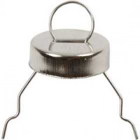 Metalen hanger, d: 13 mm, gatgrootte 5 mm, 25stuks [HOB-60360]