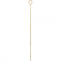 Eye Pins, L: 50 mm, 30 pcs, gold-plated [HOB-61053]