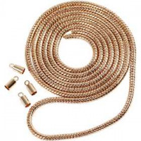 Slangenketting, d: 3,1 mm, rosé goud, 1m [HOB-61221]