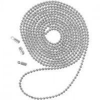 Balletjesketting, d: 1,5 mm, verzilverd, 1m [HOB-61243]