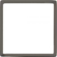Hanger, afm 30x30 mm, dikte 1,1 mm, donker metallic grijs, vierkant, 2stuks [HOB-61267]
