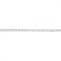 Jasseron, b: 6 mm, verzilverd, 5m [HOB-61301]