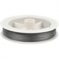 Sieradendraad, dikte 0,38 mm, zilver, 100m [HOB-61586]