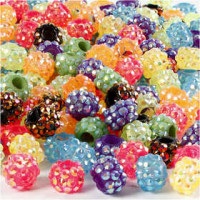 Strassteen links, afm 9x13 mm, gatgrootte 5 mm, 300stuks [HOB-69877]