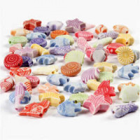Pastel mix, afm 9-12 mm, gatgrootte 1,2 mm, 110 gr, 175ml [HOB-699801]