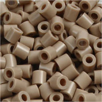 Foto kralen, afm 5x5 mm, gatgrootte 2,5 mm, beige (6), 6000stuks [HOB-75506]
