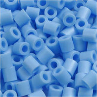 Foto kralen, afm 5x5 mm, gatgrootte 2,5 mm, pastel blauw (23), 6000stuks [HOB-75523]