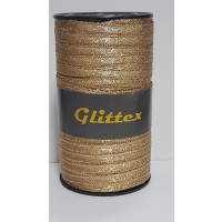 Krullint Glittex Goud Glitter 5mm x 50 meter (1 rol) [HV-GTX5GO]