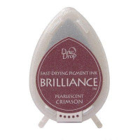 Inktkussen Brilliance Dew drops Pearlescent Crimson (1 st) [BD-000-062]