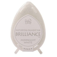 Inktkussen Brilliance Dew drops Moonlight White (1 st) [BD-000-080]