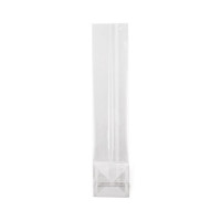 Blokbodemzakken 8,9x5,7x30,5cm met papieren kaart (100 stuks) [FGPBH16]