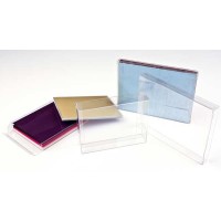 Plastiek Doosjes 10,4x2,5x19,6cm Kristalhelder (25 stuks) [FB111]