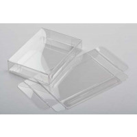 Plastiek Doosjes 6,7x1,6x9cm Kristalhelder (25 stuks) [FPB159]