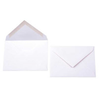 Enveloppen Wit 10,5x7,3cm Premium Opaak (50 stuks) [E1F0]