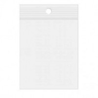 Gripzakken met Ophanggat 25,5x30,5cm PE 50 micron (100 stuks) [2PR1012]