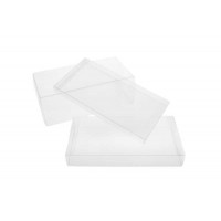 Plastiek Doosjes 20,6x2,5x20,6cm Kristalhelder (25 stuks) [FPB169]