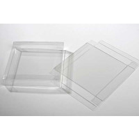 Plastiek Doosjes 14,9x2,5x14,9cm Kristalhelder (25 stuks) [FB189]