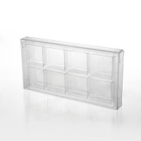 Plastiek Doosjes voor Snoep Set voor 8 stuks 7x1,4x13,8cm (25 stuks) [CNDY272]