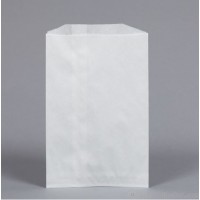 Zakken Papier Wit 12x18cm Gebleekt Kraft 40grs (100 stuks) [PAGK1218]