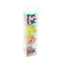 Plastiek Doosjes set – 4 doosjes – 4x4x15,4cm (25 stuks) [NBS3]