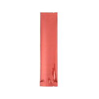 Plastiek Zakken Rood 7,5x20,3cm Gemetalliseerd en Sealbaar (100 stuks) [SVP38R]