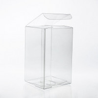 Giftboxes Crystal Clear 10.2 x 10.2 x 12.7cm (25 Pieces) [VB304]