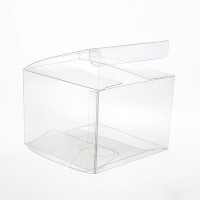 Giftboxes Crystal Clear 10.2 x 10.2 x 7.6cm (25 Pieces) [VB303]