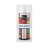 Bloemen en Hobby Sprayverf Wit 400 ml (1 bus) [HV-SP400W]