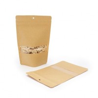 Stazakken Kraft 13x8x20,5cm | 113 gram met ophanggat (100 stuks) [ZBGW3KH]