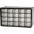 Opbergsysteem, afm 18,4x30,5x14,9 cm, gatgrootte 55x37 mm, PC 20, 1set [HOB-13305]