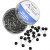 Kaart pinnen, l: 17 mm, d: 6 mm, zwart, 100stuks [HOB-14252]