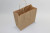 Draagtassen Papier Bruin 26x12x35cm Kraft Papier 90 grams met gedraaid handvat (50 stuks) [PAMB2635]