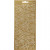 Stickers, vel 10x23 cm, goud, duiven, 1vel [HOB-170099]