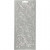 Stickers, vel 10x23 cm, zilver, bladeren, 1vel [HOB-170125]