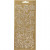 Stickers, vel 10x23 cm, goud, twijgen, 1vel [HOB-170236]
