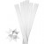 Vlechtstroken, b: 25 mm, d: 11,5 cm, wit, 100stroken, l: 73 cm [HOB-20717]