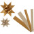 Papieren vlechtstroken, b: 15+25 mm, d: 6,5+11,5 cm, koper, glitter en glanzend, 40stroken, l: 44+78 cm [HOB-20777]