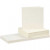 Kaarten en enveloppen, afmeting kaart 15x15 cm, afmeting envelop 16x16 cm, off-white, 50sets [HOB-23119]