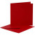 Kaarten en enveloppen, afmeting kaart 12,5x12,5 cm, afmeting envelop 13,5x13,5 cm, rood, 10sets [HOB-23734]