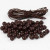 Houten kralen en katoenkoord, d: 8 mm, dikte 3 mm, bruin, 1set [HOB-25239]