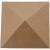 Pyramide, afm 10x10 cm, h: 4 cm, 4stuks [HOB-26359]