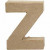 Letter, klein, Z, h: 10 cm, dikte 1,7 cm, 1stuk, b: 7,5 cm [HOB-26664]