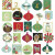 Stickers, afm 40-54 mm,  120 gr, adventcijfers, 25stuks [HOB-27072]